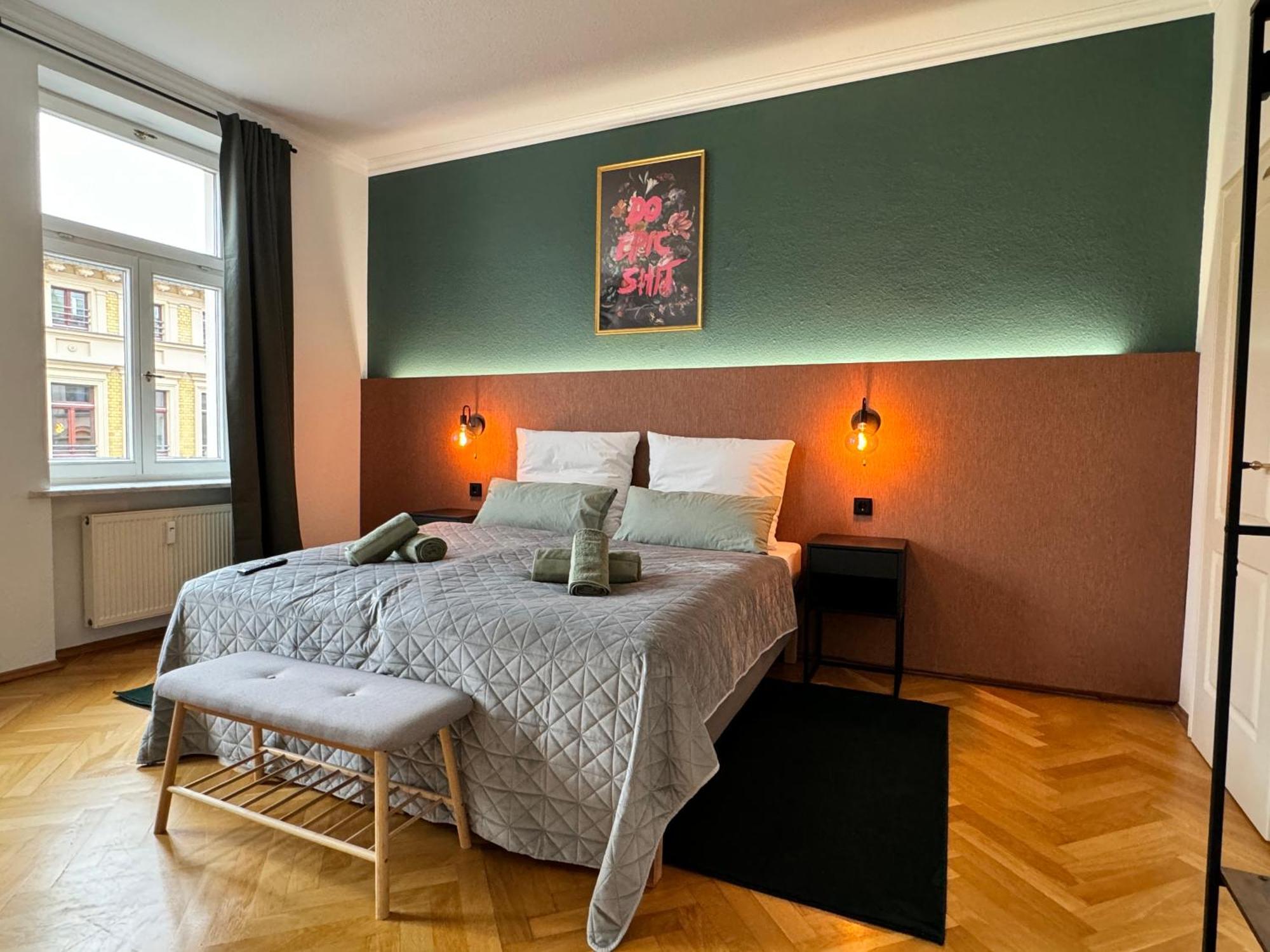Rebelrents #4 Design Trifft Komfort - Einzigartiges Ferienapartment In Der Nahe Des Hauptbahnhofs Halle  Extérieur photo